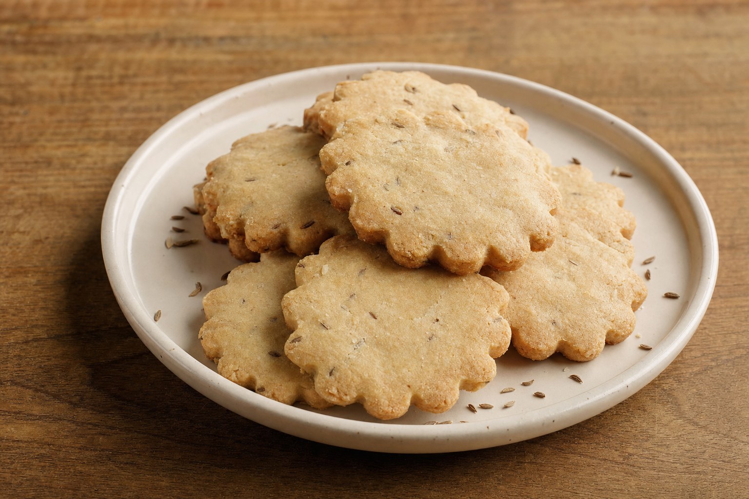 A plate of handmade biscochitos